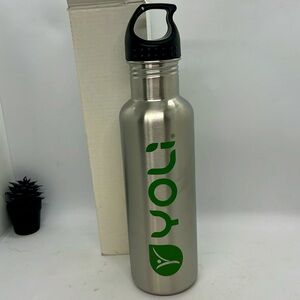 Yoli Branded Stainless Steel 24oz Travel Thermal Water Bottle NIB